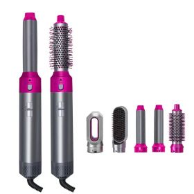 5 In 1 Curling Set With Brush Motor Hair Styler Hot Air Brush Professional Hair Dryer Brush Straightener For All Hair Styles