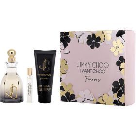 JIMMY CHOO I WANT CHOO FOREVER by Jimmy Choo EAU DE PARFUM SPRAY 3.3 OZ & BODY LOTION 3.3 OZ & EAU DE PARFUM SPRAY 0.25 OZ MIN