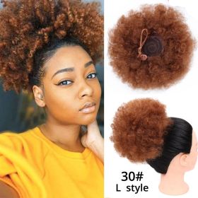 High Puff Ponytail (Option: 30color)